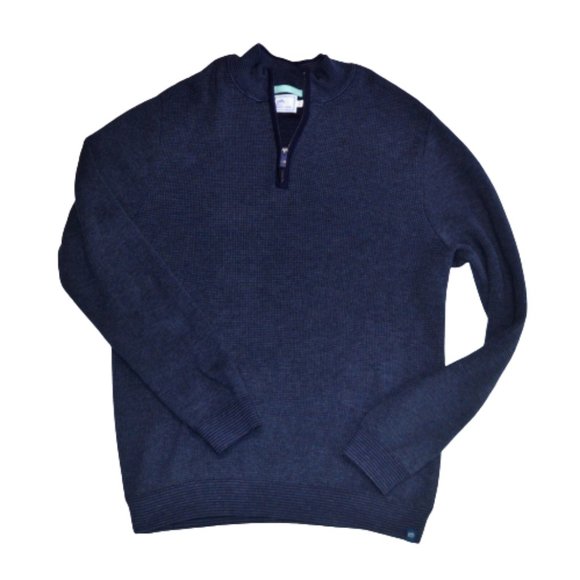 Southern Tide Other - Southern Tide Mens Long sleeve Bailer Jade Quarter Zip Pullover Navy Sweater